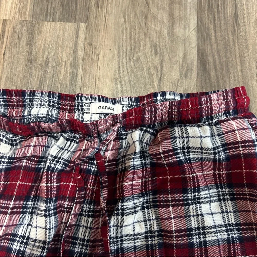 Garage red and white plaid pajama pants - Picture 4 of 4